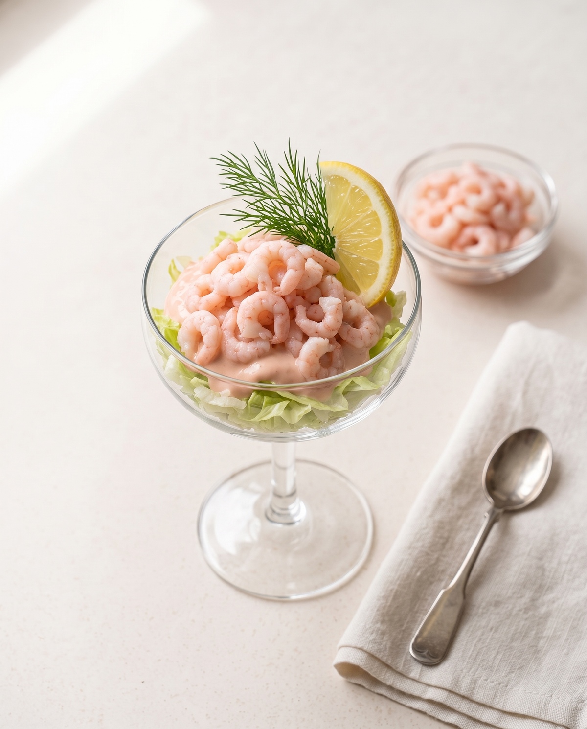 Klassischer Garnelencocktail – Garnelenkönig Rezept mit Cocktailgarnelen 100/200 · gekocht & geschält