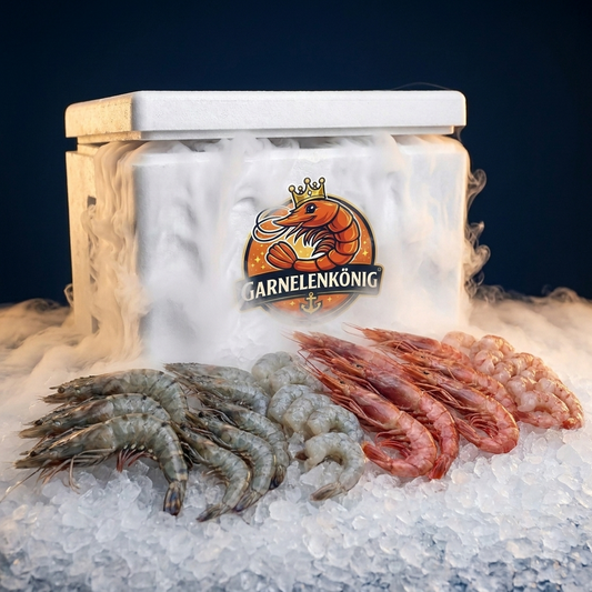 Black Tiger & Arg. Rotgarnele 8/12 + 16/20 – 6 kg XXL Mix