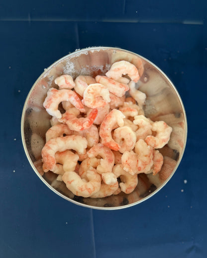 Garnelenkönig Argentinische Rotgarnele 10/20 geschält & entdarmt – 1-kg-Beutel, roh in der Edelstahlschüssel