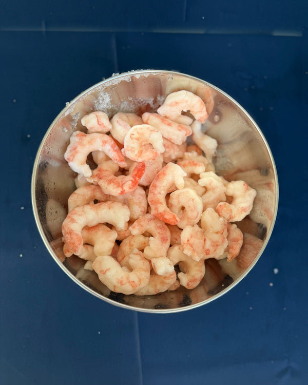 Garnelenkönig Argentinische Rotgarnele 10/20 geschält & entdarmt – 1-kg-Beutel, roh in der Edelstahlschüssel